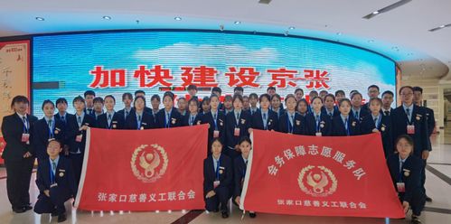 志愿蓝映党旗红 张家口慈善义工联为党代会护航